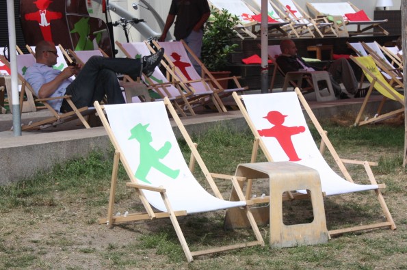 Traffic light characters in Berlin.