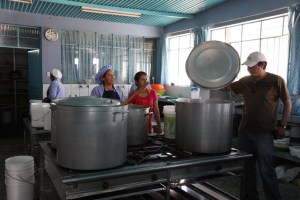 Industrial kitchen in Peru