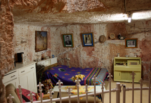 Underground bedroom