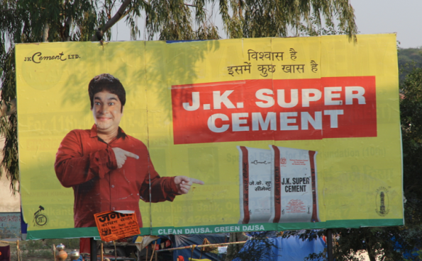 Cement billboard