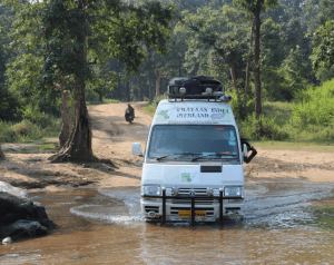 water crossing, India