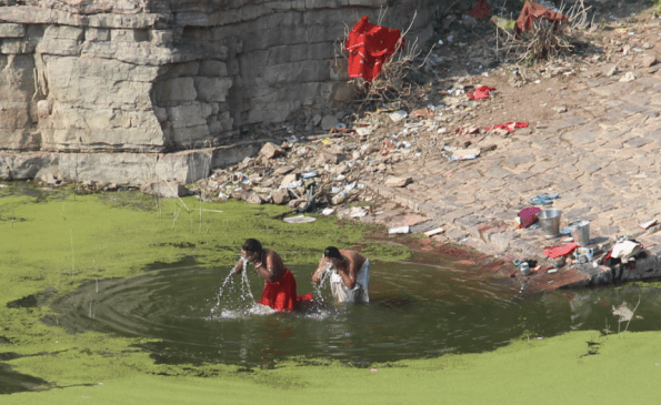 laundry and bath, India