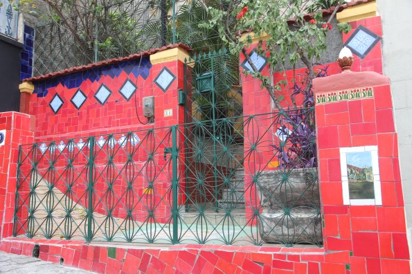 Red house on Lapa Steps