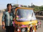 tuk-tuk driver, India