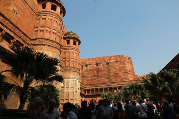 Agra Fort gate towers