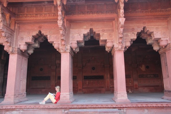 Agra Fort arches