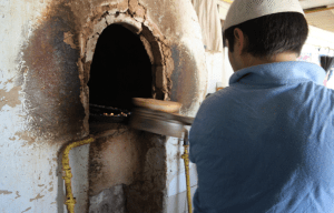 baked bread, Uzbekistan