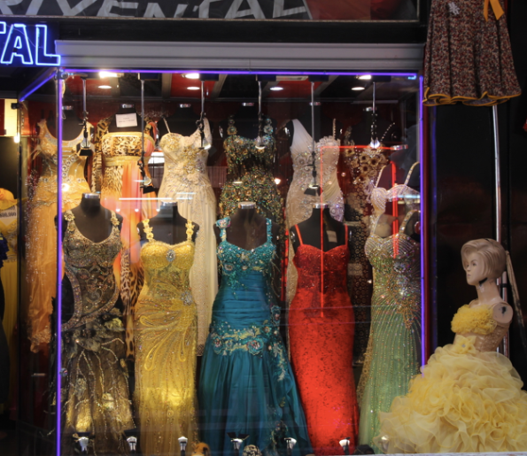 Evening wear, Tehran bazaar