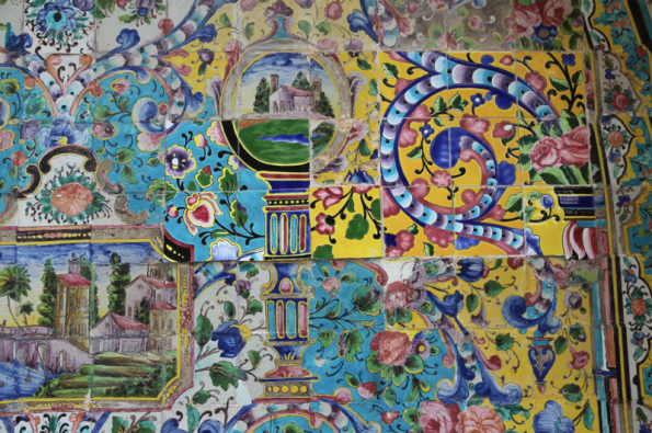 Golestan Palace mismatched tiles