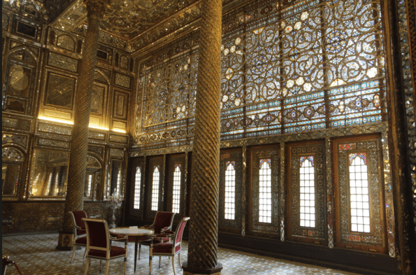 Golestan Palace, Wind breaker windows