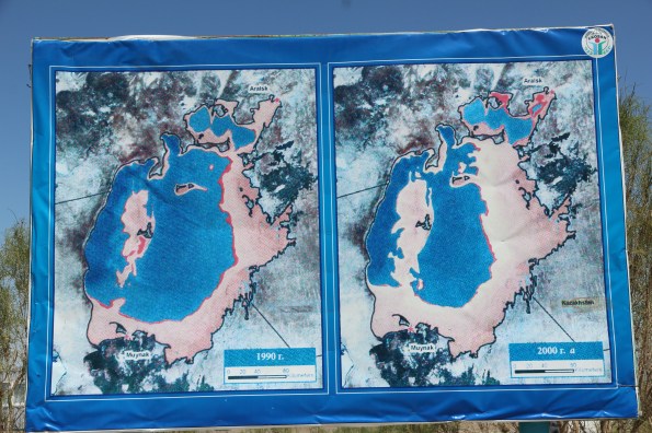 Aral Sea, 1990 and 2000