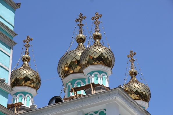St Nicholas domes Almaty