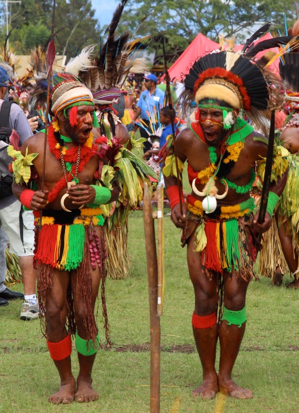 Goroka Show, dyed skirts, 2014