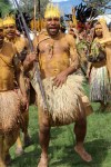 Goroka Show, hanging on to his skirt,&nbsp;2014