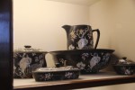 black washbowl set