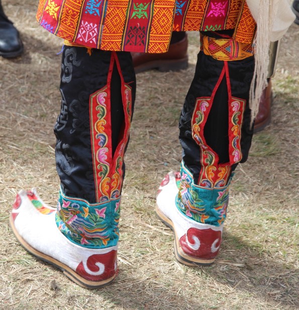 Traditional Bhutanese boot, tshoglham