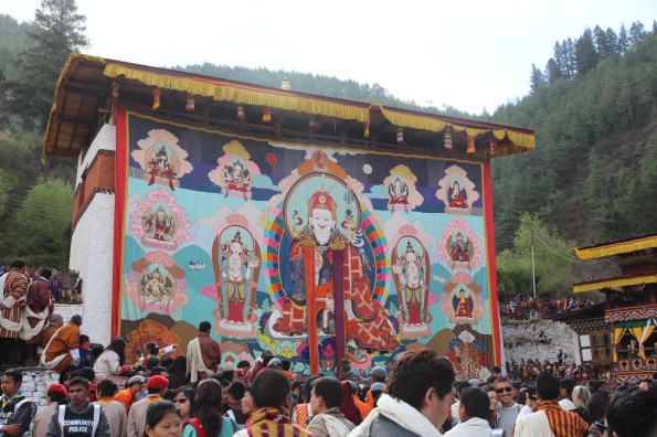 thangka or thongdroel at Paro Fesitval