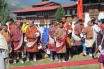 Men wear a gho at Paro&nbsp;Festival