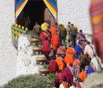 King of Bhutan in yellow&nbsp;scraf