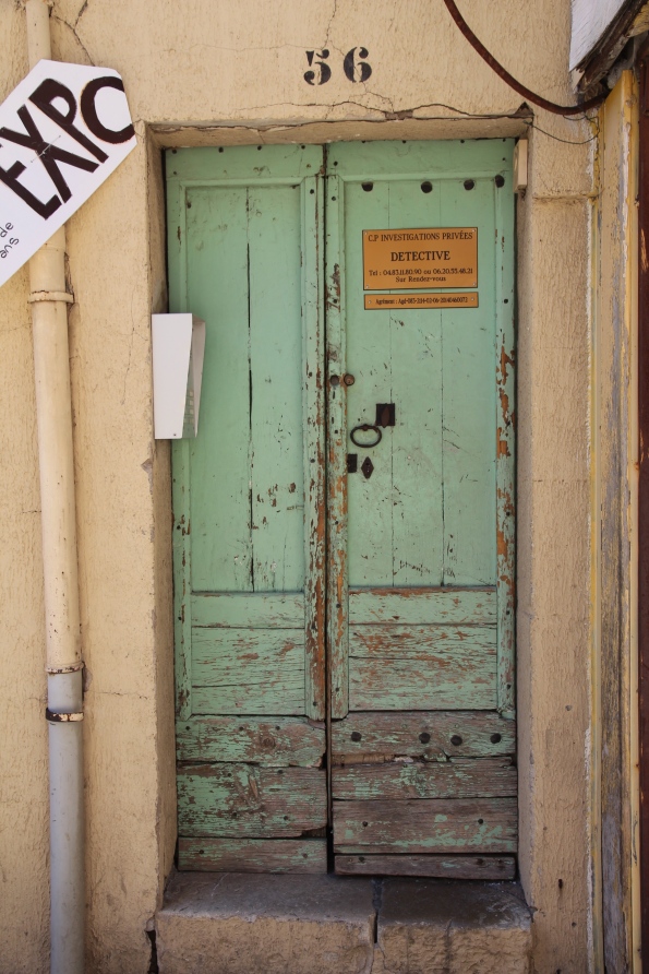 Green door, Draguignan, France