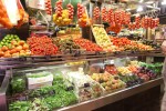 Barcelona market stall