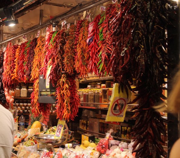 Chillies in Barcelona