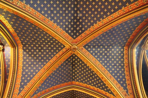 Sainte-Chapelle downstairs ceiling