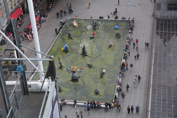 Art outside George Pompidou Centre