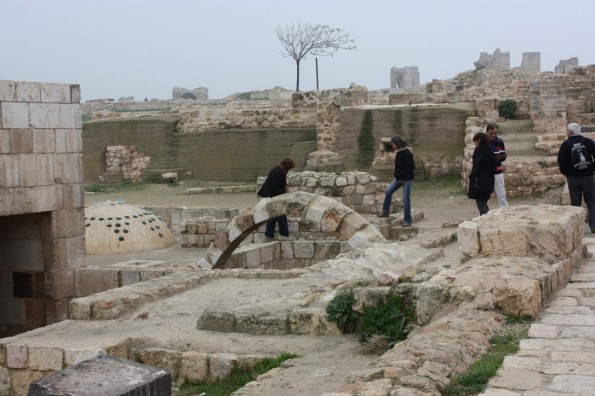 Inside Aleppo citadel