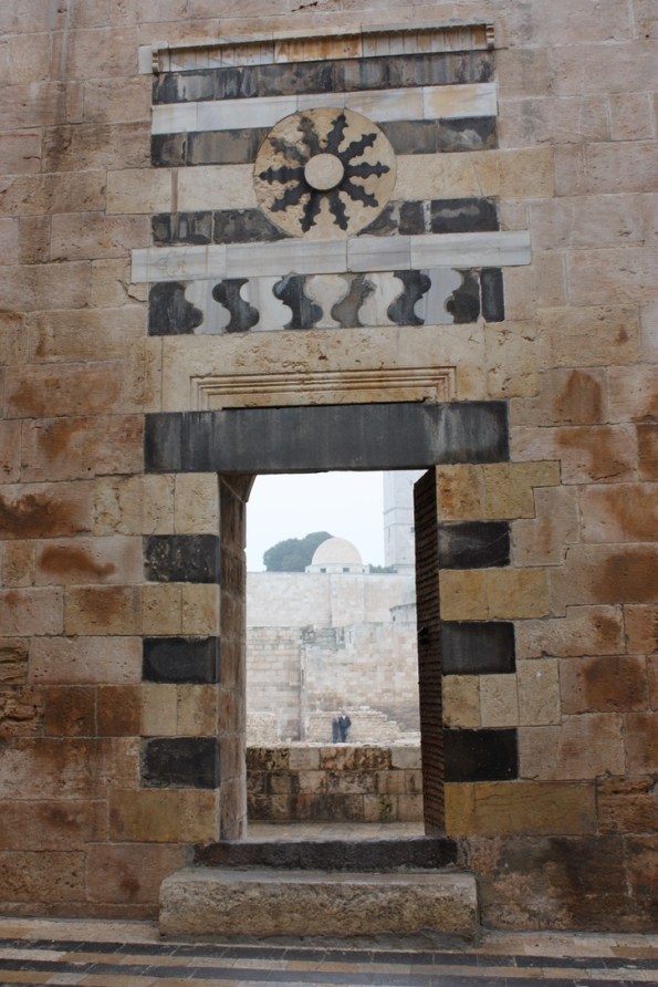 Aleppo citadel detail