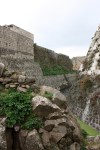 Krak des Chevaliers walls with moat&nbsp;below