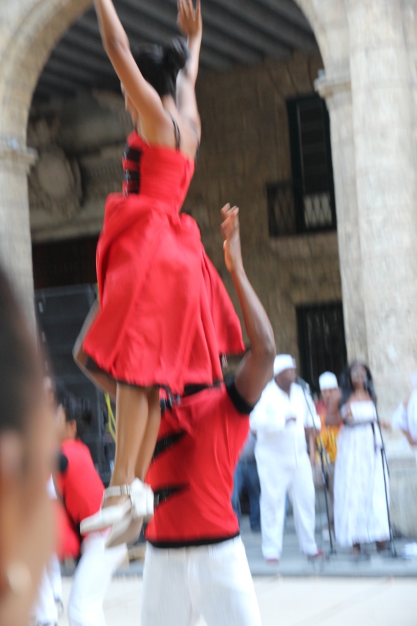 Dance twirl in Cuba