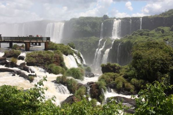 Outlook over Iguazu Falls