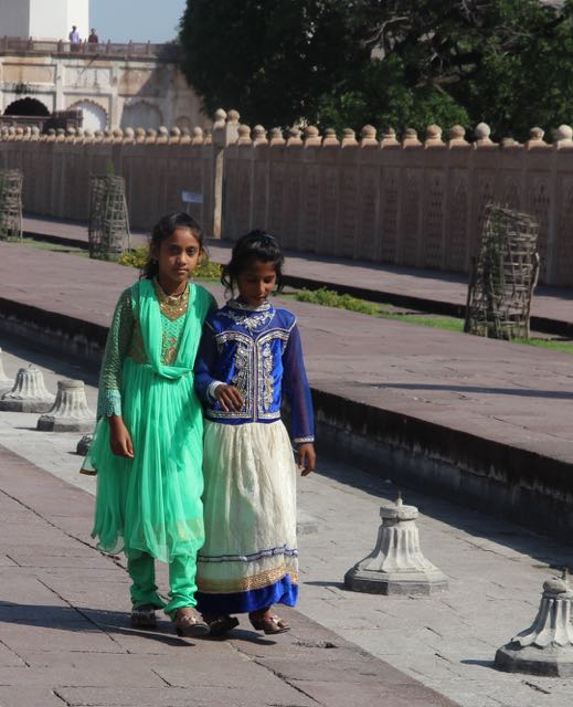 Visitors to Bibi Ka Maqbara