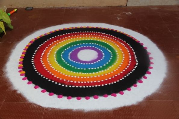 Large rangoli
