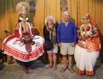 Kathakali dancers with LeggyPeggy and Poor&nbsp;John