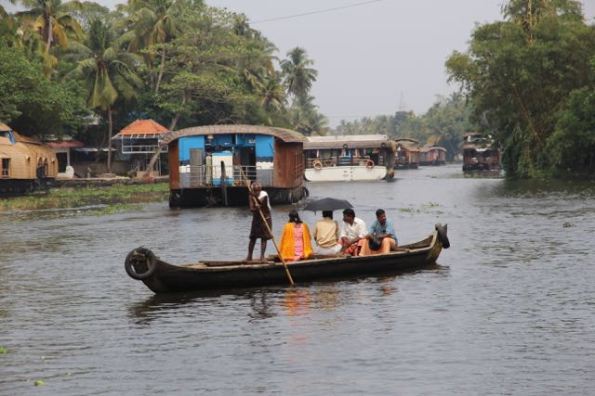 Local Kerala ferry