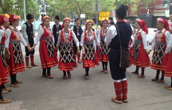 Macedonian dancers