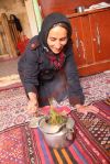 Offering tea, Iran