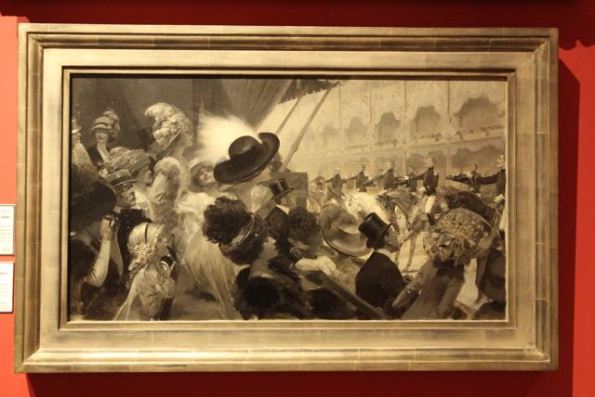 Parade de cavaliers au Grand Palais by René Lelong