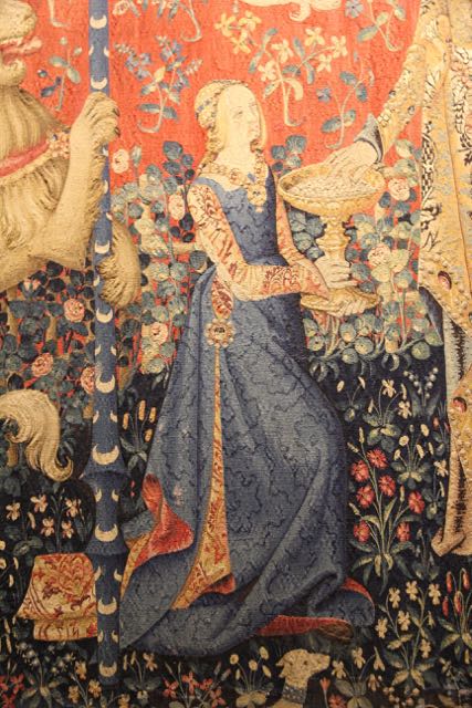 The Lady and the Unicorn, Taste, girl