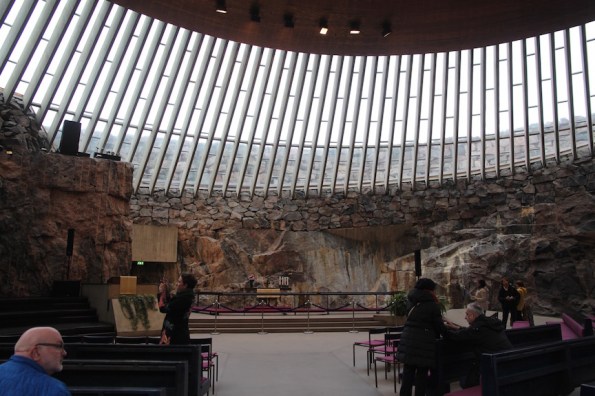 Rock Church, Helsinki, altar