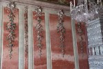 Rundāle Palace, Rose Room stucco roses on&nbsp;wall