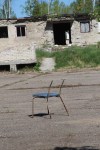 Skrunda-1, Latvia, lone&nbsp;chair