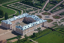 Rundāle Palace, aerial view