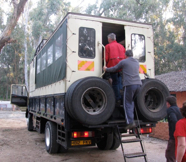 African overland truck