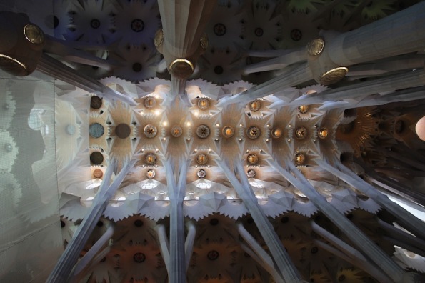 Sagrada Familia ceiling