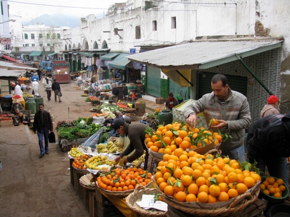Market in Tetouan Morocco