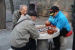 Playing go, China