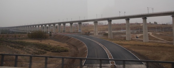 Chinese road and rail